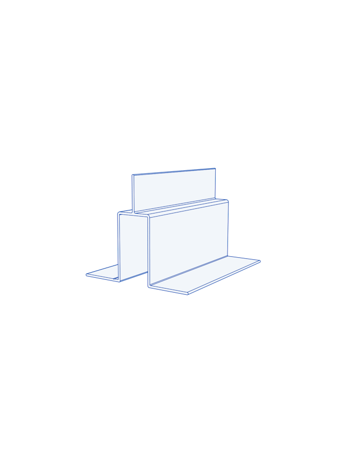 Acoustical Glazing Track